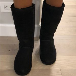 Black Ugg tall boots